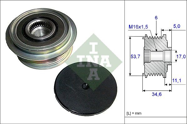 WILMINK GROUP Механизм свободного хода генератора WG1253701